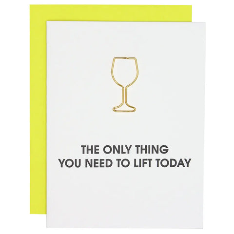 Chez Gagne' Paper Clip Greeting Card | Friendship | $8