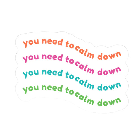 Taylor Swift April 19th Merch | You Need To Calm Down Sticker | $5