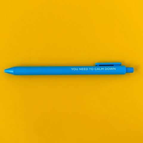Taylor Swift April 19 Merch | You Need To Calm Down Gel Jotter Pen | $4