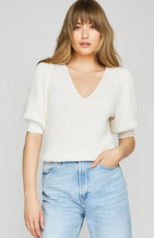 Gentle Fawn Phoebe Sweater | White | $84