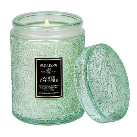 Voluspa Coconut Wax Small Jar Candle | White Cypress | $22