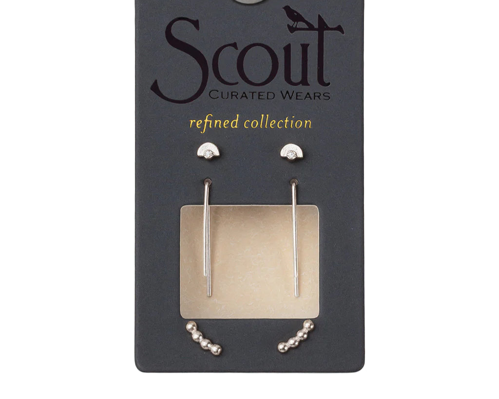 Silver Stud Trio Silver | $26