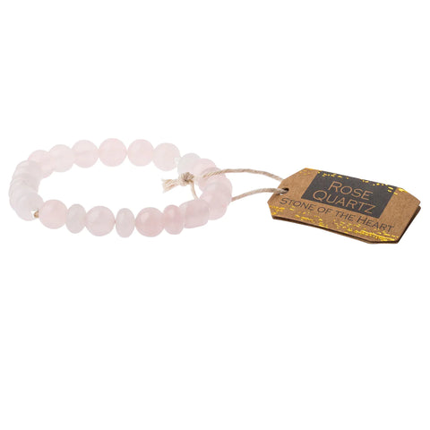 Scout Stone Stacking Bracelet | Rose Quartz | $16