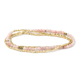 Scout Stone Duo Wrap Delicate | Pink Opal | $26