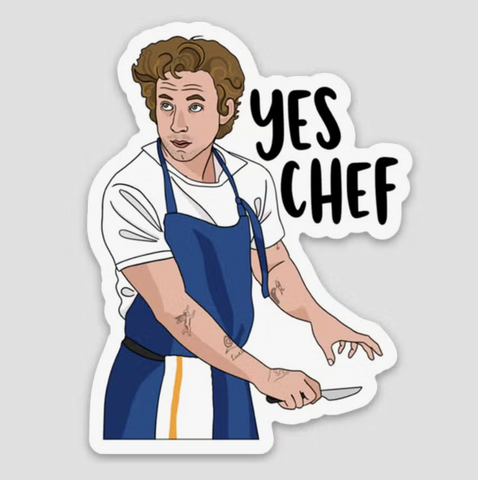 Brittany Paige Viny Sticker | Yes Chef | $4.50