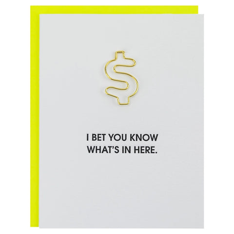 Chez Gagne' Paper Clip Greeting Card | Gift Card | $8