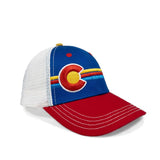 YoColorado Kids Trucker Hat | Candystripe | $30