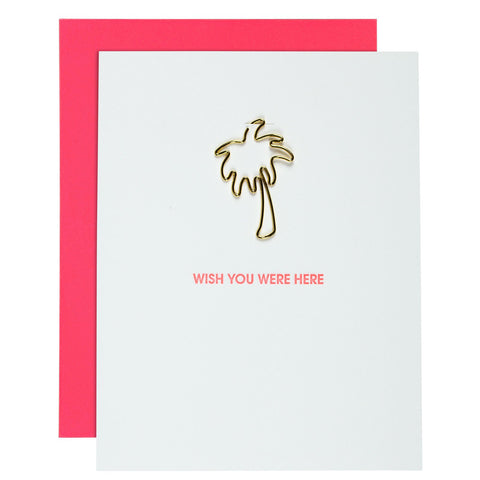 Chez Gagne' Paper Clip Greeting Card | Miss You | Greeting Cards | $8