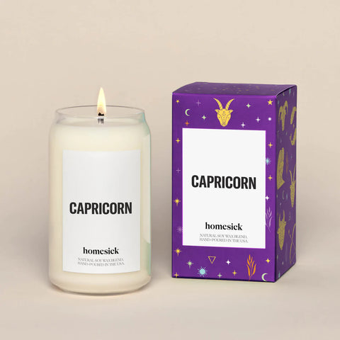 Homesick Natural Soy Candle | Capricorn | $14.99