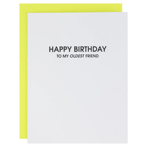 Chez Gagne' Letterpress Greeting Card | Birthday | $6