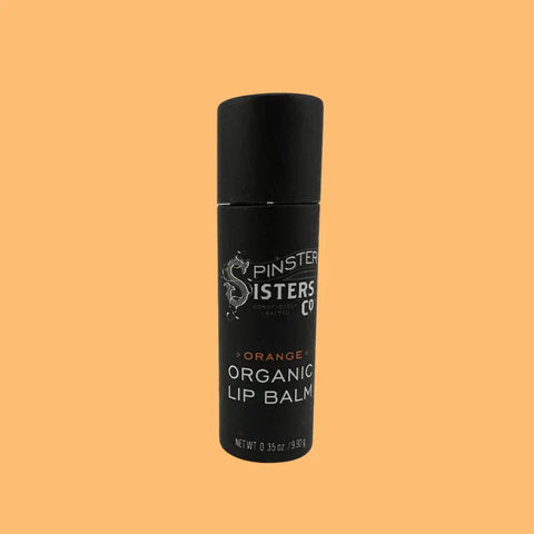 Spinsters Sisters Co. Organic Beeswax Lip Balm | Orange | $10