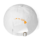 Aloha Love Lahaina | 808 Cotton Cap | White/Orange | $42