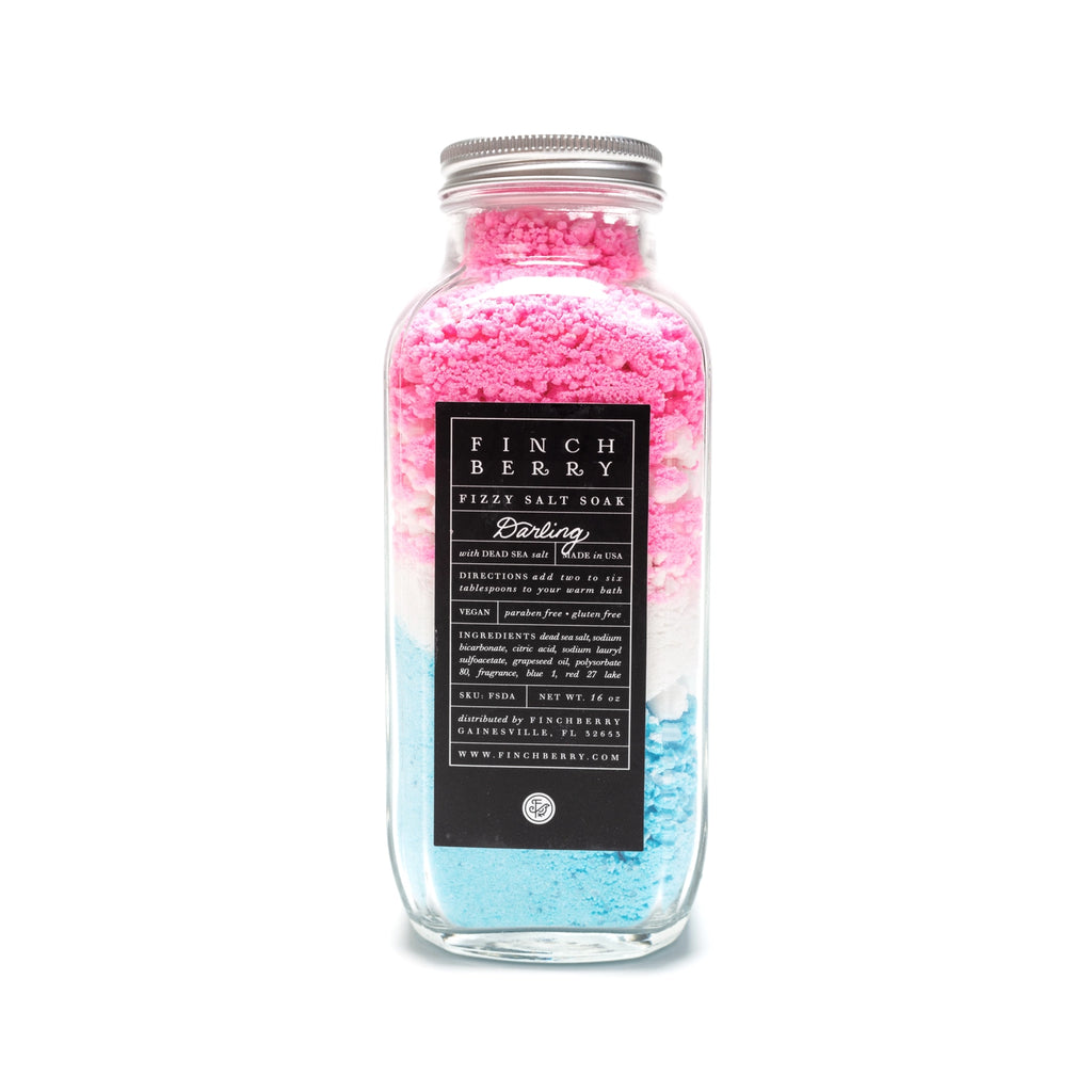 Finchberry Fizzy Salt Soak | Darling | Beauty & Wellness | $20
