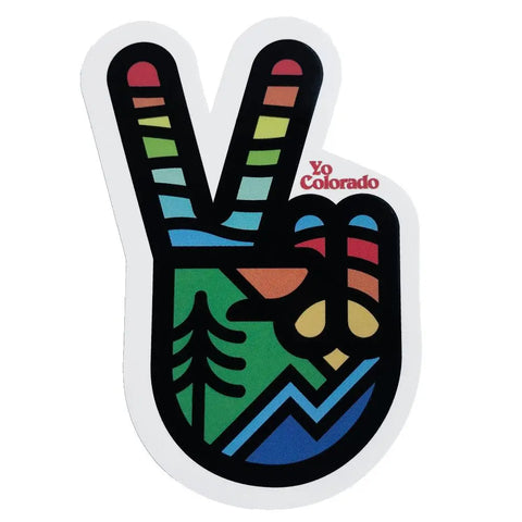 YoColorado UV/Outdoor Sticker | Yo Peace | $4.50