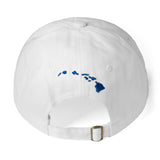 Aloha Love Lahaina | 808 Cotton Cap | White/Blue | $42