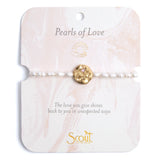 Scout Pearl Affirmation Bracelet | Love Gold | $24