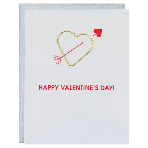 Chez Gagne' Paper Clip Greeting Card | Valentine | $8