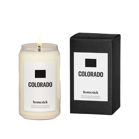 Homesick Natural Soy Candle | Colorado | $34