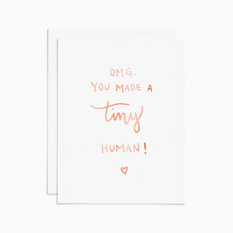 Frankie & Claude Greeting Card | Baby | $6