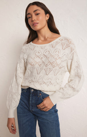 Z Supply Kasia Sweater | White | $82