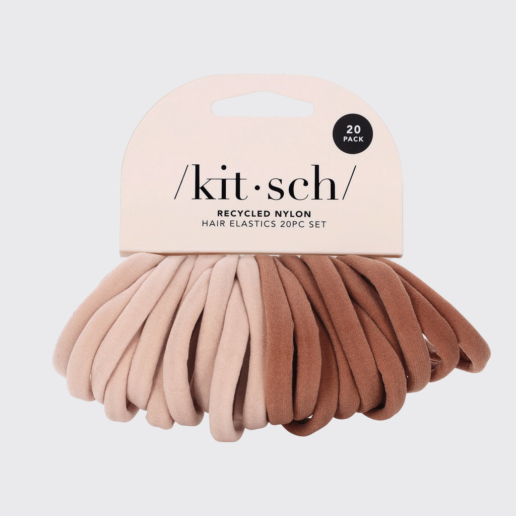 Kitsch Eco-Friendly Nylon Elastics | Blush | $10