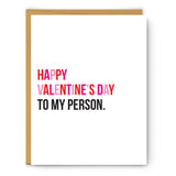 Foot-Notes Studio Greeting Card | The Valentine Collection | $5