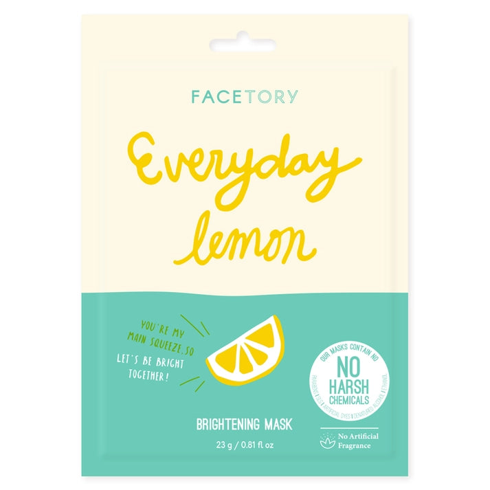 FaceTory Brightening Mask | Lemon | $6