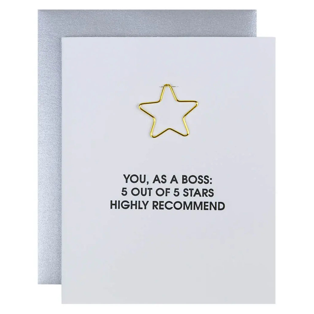 Chez Gagne' Paper Clip Greeting Card | Work | $8