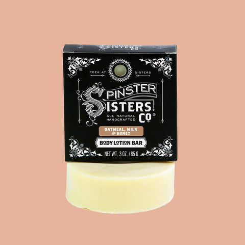 Spinsters Sisters Co. Moisturizing Cocoa & Shea Butter Body Bar | Oatmeal, Milk + Honey | $14