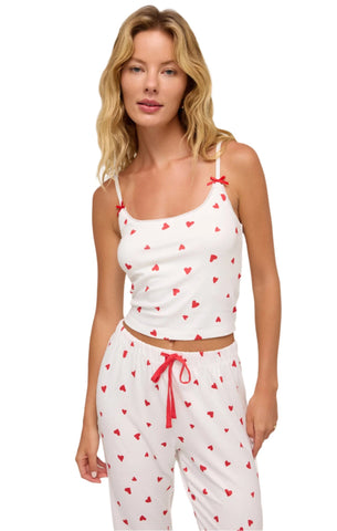 Z Supply Camille Heart Cami | Rendezvous | $48