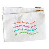 Taylor Swift April 19th Merch | You Ned To Calm Down Pouch | $20