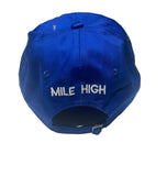 The Mile High Crew DEN Cotton Cap | Blue/Orange | $28