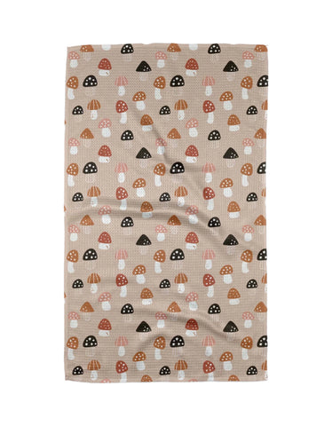 Geometry Tea Towel | Fall Mushroom Harvest | $22