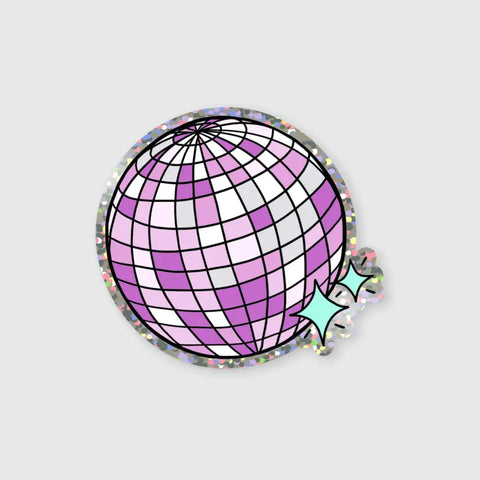 Brittany Paige Viny Sticker | Disco Ball Glitter | $4.50