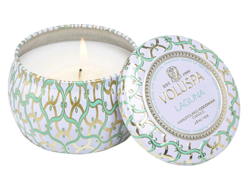 Voluspa Coconut Wax Mini Tin Candle | Laguna | $14