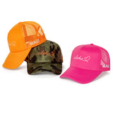 Aloha Love Lahaina | Logo Trucker | Camo | $28