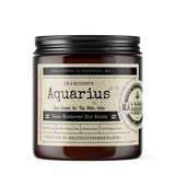 MWC Organic Soy Candle | I'm A Motherf'n Aquarius In Scent: Citron & Stone | $12.99