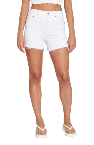 Daze Denim Bottom Line High Rise Vintage Short | Marshmallow | $49.99