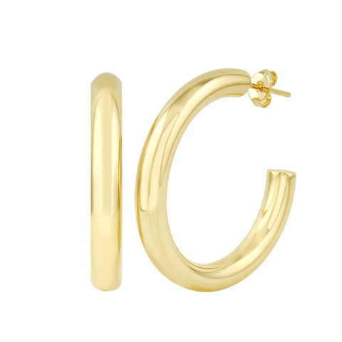 Ashley Schenkein Medium Chunky Hoop | 18k Gold-Filled | $58