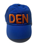 The Mile High Crew DEN Cotton Cap | Blue/Orange | $28