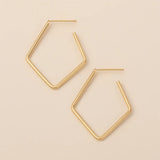 Scout Refined Collection | Orion Diamond Hoop/Gold Vermeil | $26