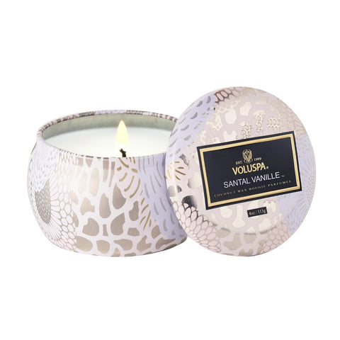 Voluspa Coconut Wax Mini Tin Candle | Santal Vanille | $14