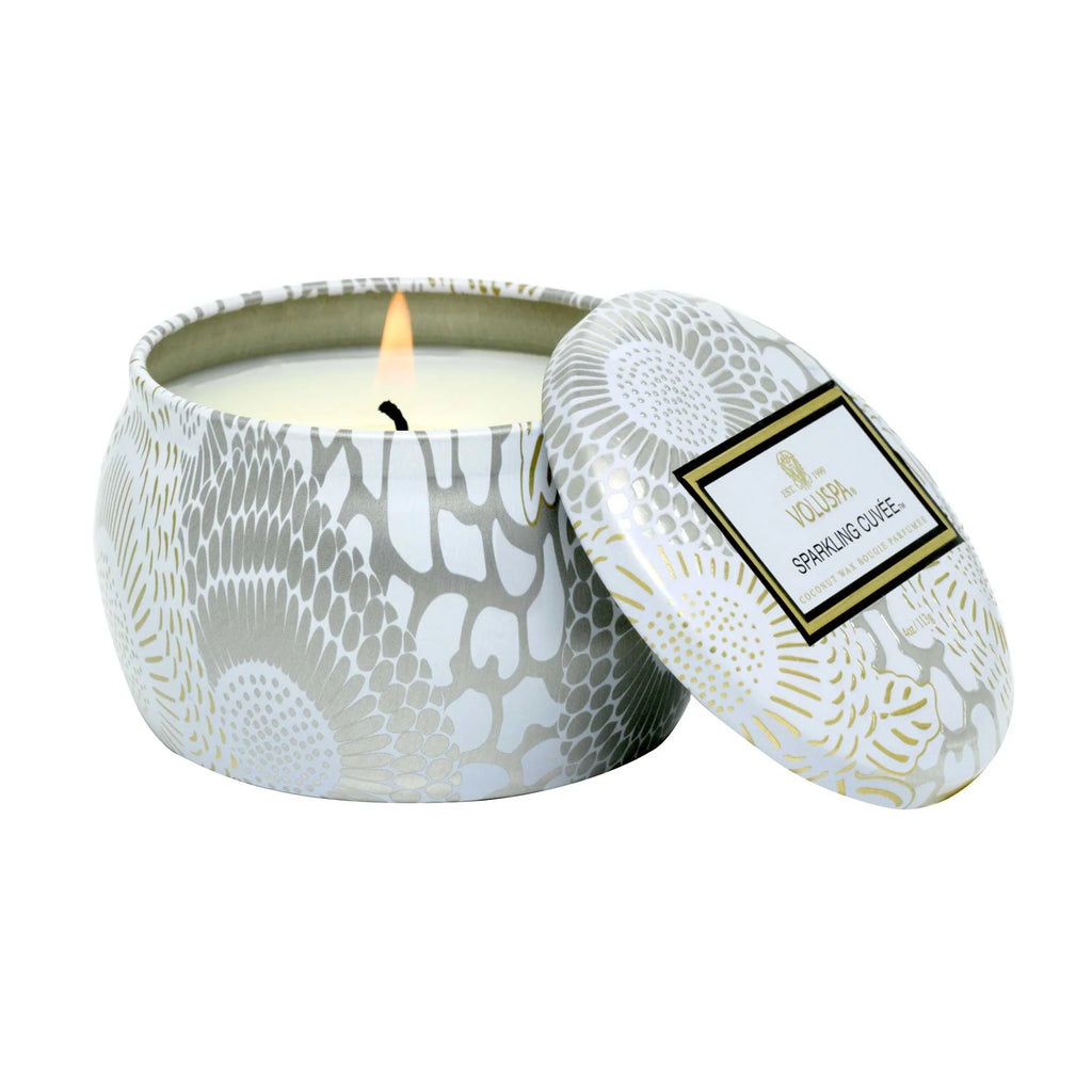 Voluspa Coconut Wax Mini Tin Candle | Sparkling Cuvee | $14