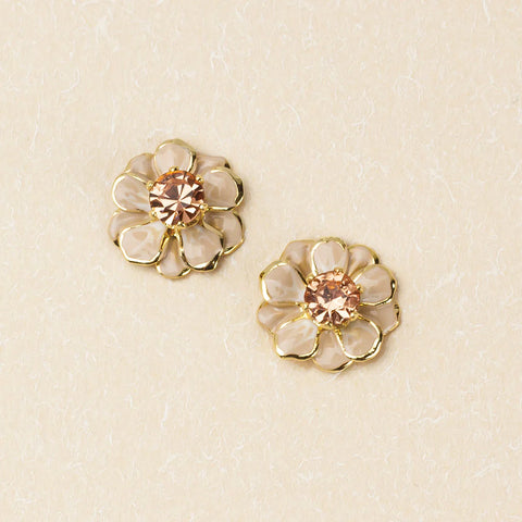 Scout Sparkle & Shine Collection | Enamel Flower Gold | Earrings | $22