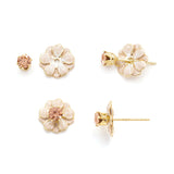 Scout Sparkle & Shine Collection | Enamel Flower Gold | Earrings | $22