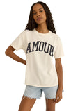 Z Supply Amour Boyfriend Tee | Sea Salt | $42