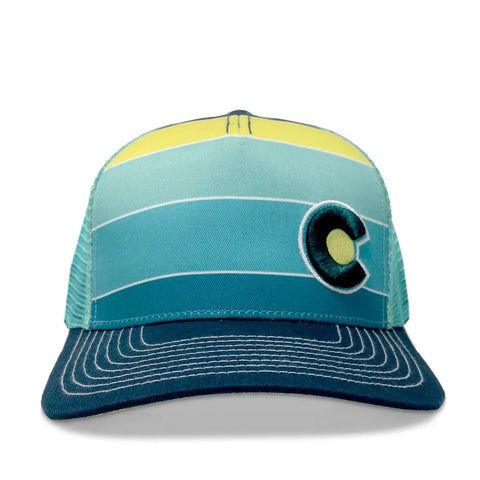 YoColorado Trucker Hat | Caribbean Fader | $38