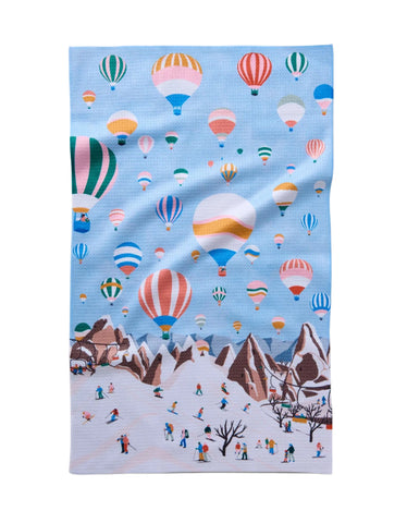 Geometry Tea Towel | Hot Air Balloons | $22