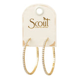 Scout Sparkle & Shine Collection Large Hoop | Light Opal/Gold | $24