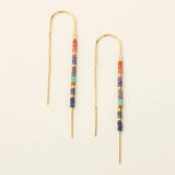 Scout Chromacolor Miyuki Threaders | Dark Multi/Gold | $20